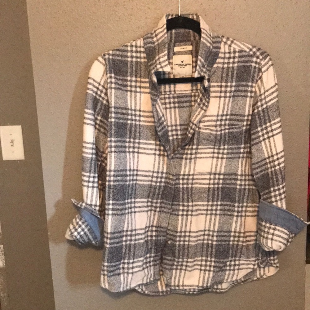 Flannel button down